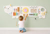 Sensory Wall Panel for Kids - Toddler Learning Activity Center - Emotional Development & Fine Motor Skills - Toddler Learning Activity Center- Busy