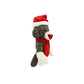 Plushland Sockiez Christmas Sock Monkey 6 Inches, with Santa Hat - Stuffed Animals Toy, Best Xmas Gift for Kids, Girls, Boys On This Holiday
