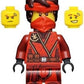 LEGO Ninjago: Kai The Island Minifigure with Flamethrower Torch and Tile