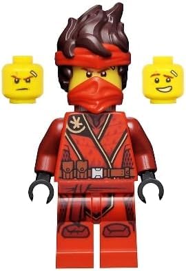 LEGO Ninjago: Kai The Island Minifigure with Flamethrower Torch and Tile