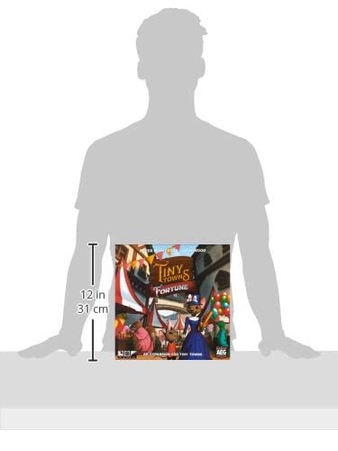AEG Tiny Towns: Fortune Expansion | Adds New Buildings, Introduces Money | Clever use of Limited Resources determines Success | 1-6 Players | Ages 14+