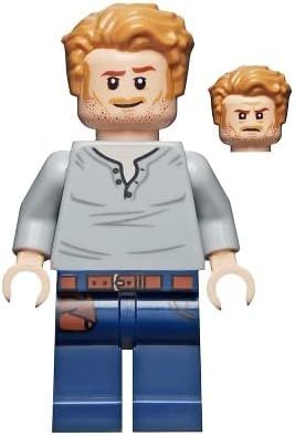 LEGO Jurassic World: Owen Minifigure with Swamp Speeder and Baby Raptor