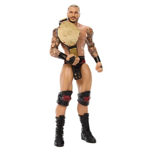WWE Randy Orton Main Event Series Champions 2026 Action Figure with World Heavyweight Championship Title Belt, 6-inches