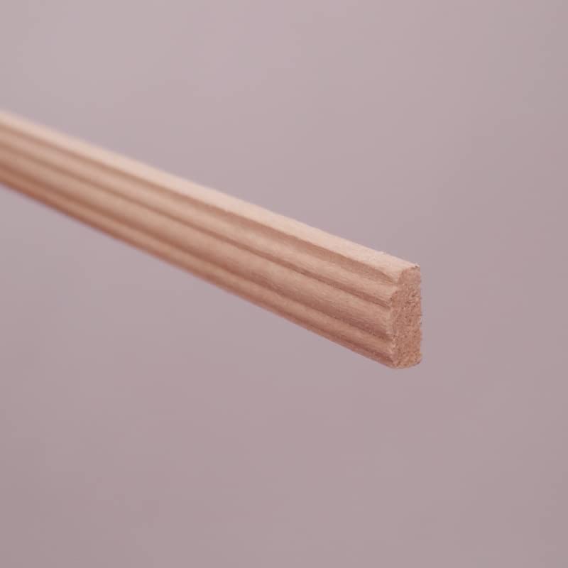 1/12 Scale Dollhouse Miniatures Window Door Wood Finishing Trim ; L 30cm, W 0.7cm *10 Pieces