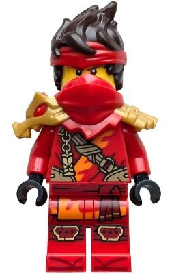 LEGO Ninjago Dragons Rising Season 3: Kai Minifigure with Tunic and Dragon Armor - Ages 6+