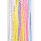 Krafty Kids Pastel Spring Colors Fuzzy Craft Sticks Pipe Cleaners 40 Count 12 Inches Long