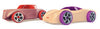 Automoblox Mini HR5 Scorch and SC1 Chaos 2-Pack , Red and Purple , 4.5" x 1.75"