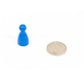 Plastic Pawns: Set of 36 Blue Color Board Game Playing Pieces