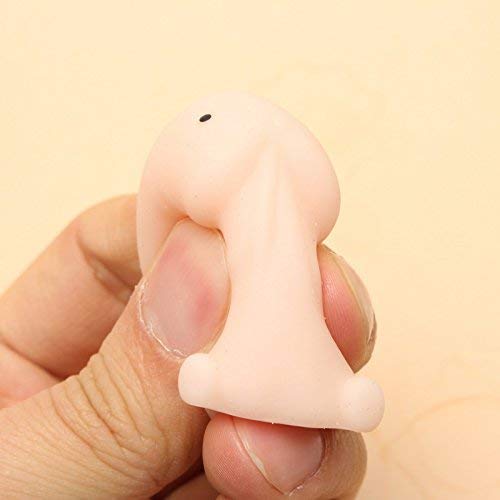 CoscosX 12 Pcs Mini Novelty Tricky Stress Mochi Toys Super Soft Squishies Kawaii Slow Rising Decompression Squeeze Squeezing Stress Relief Toys