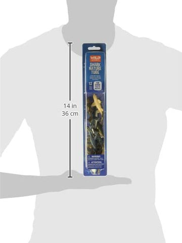 Wild Republic Nature Tube Shark Figurines - 13"