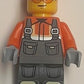 LEGO City: Construction Worker Minifigure with Buzzsaw Vehicle