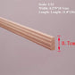 1/12 Scale Dollhouse Miniatures Window Door Wood Finishing Trim ; L 30cm, W 0.7cm *10 Pieces