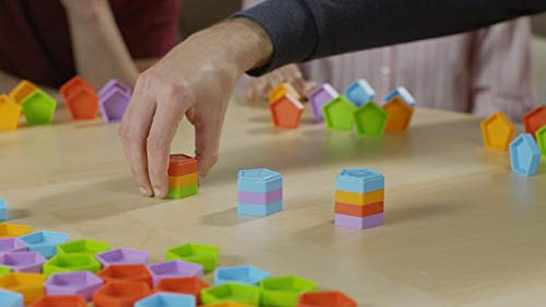 University Games, Stakz, Match-Stack-Win! The Tile-Laying Family Strategy Game for 2 to 4 Players, Ages 6 and Up from (01843)
