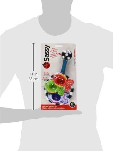 Sassy Developmental Bath Toy, Catch and Count Net (Pack of 2)