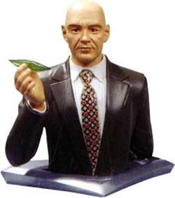 DC Comics - Lex Luthor Bust (Superman Returns) - Green Resin Tabletop Sculpture