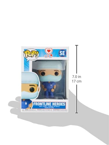 Funko Pop! Heroes: Front Line Worker- Male Hospital Worker #1, Multicolor