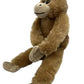 The Petting Zoo, Monkey Stuffed Animals, Plush Toys for Girls and Boys, Hanging Plush Monkey, Brown 11 inch