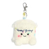 Aurora® Adorable Palm Pals™ Happy B'Day Cake™ Clip-On - Fun Collectible Plush For Kids and Adult Collectors - Perfect for Decorating Rooms