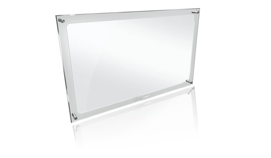 Ultra PRO - Premier Playmat Display, Clear Acid-Free UV-Protected Acrylic Screw-Down Playmat Case, Versatile Showcase Elegant Display for Collector