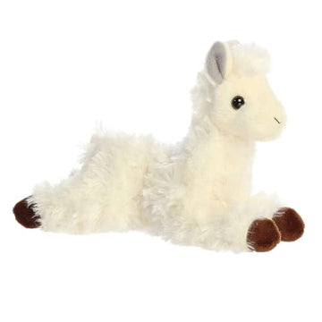 Aurora® Adorable Mini Flopsie™ Llama Stuffed Animal - Mini Companions Ready for Playful Adventures - for Kids All Ages, Toddlers, Adults, and Families