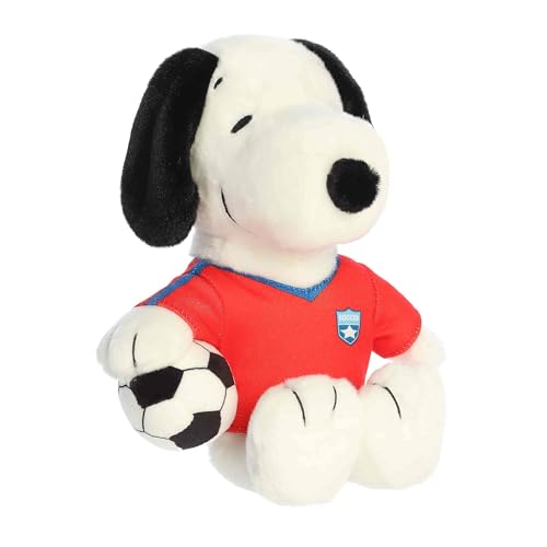 Aurora Peanuts 8" Soccer Snoopy Adorable Plush