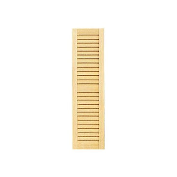 Dollhouse Miniature 1/2" Scale Louvered Shutter