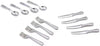 12-Piece Miniature Stainless Steel Cutlery Set, 1/12 Scale, Silver Dollhouse Accessories for Cupcake Decorations, Model Displays, 0.8 Inch Tiny Forks