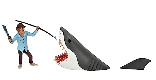 NECA Jaws 2-Pack Toony Terrors Action Figures, Quint vs. The Shark