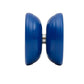 YoyoFactory Adjustable Velocity High-Performance YoYo Black with Blue Dial - Adjusts for Beginners and Pro - Stainless Steel Bearing - Includes Spare