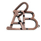 SHUYUE ABC Metal Puzzle Lock IQ Test Mind Game Toys Brain Teaser Metal Puzzles Magic Trick Toy Metal IQ Puzzle for Kids and Adults