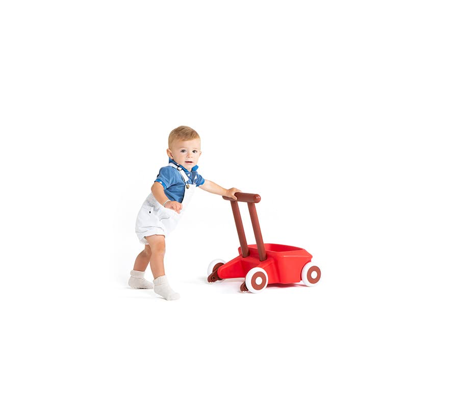 Italtrike Roberto Baby Walker, Push & Pull Baby Toy, Learning to Walk, Toddlers, Safety Brake, Storage Compartment, Speed Control, Indoors & Outdoors