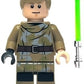 LEGO Star Wars: Luke Skywalker in Endor Outfit with Dark Green Lightsaber