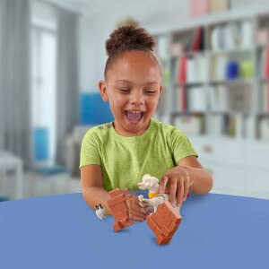 Fisher-Price DC League of Super-Pets Preschool Toy Hero Punch Krypto Poseable Figure & Accessories Set for Pretend Play Kids Ages 3+ Years