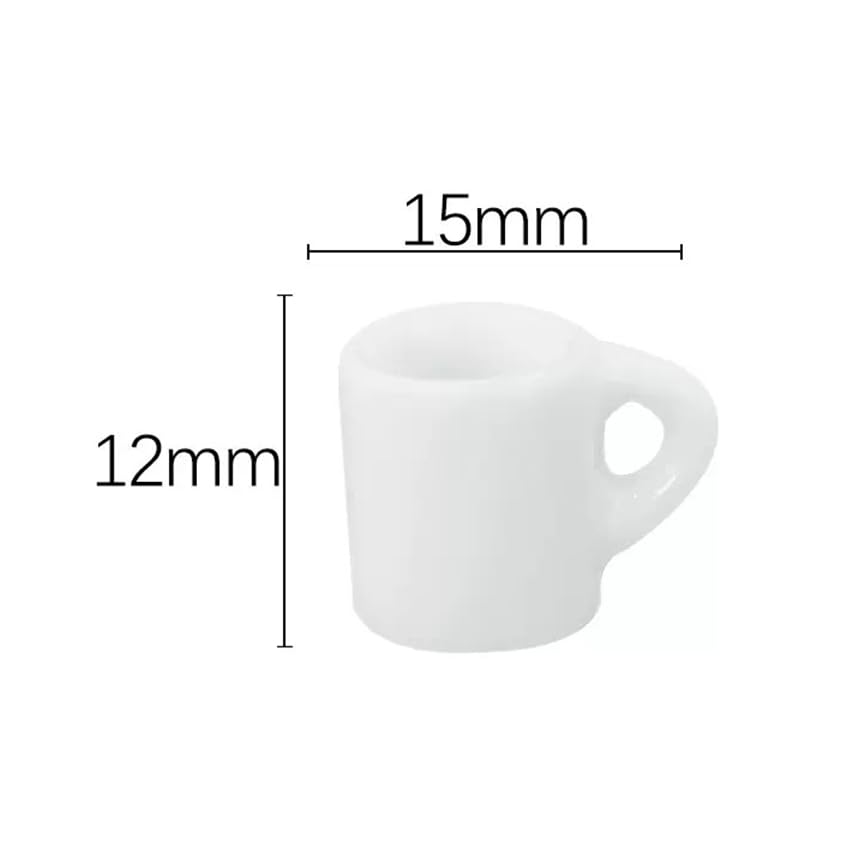 4 Pcs 1/12 Miniature Coffee Mugs Dollhouse Decoration Accessories, Dollhouse Decor, Dollhouse Accessories, Decoration