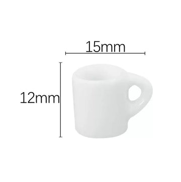 4 Pcs 1/12 Miniature Coffee Mugs Dollhouse Decoration Accessories, Dollhouse Decor, Dollhouse Accessories, Decoration
