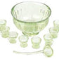 Dollhouse Miniature Chrysnbon Punch Set in Green