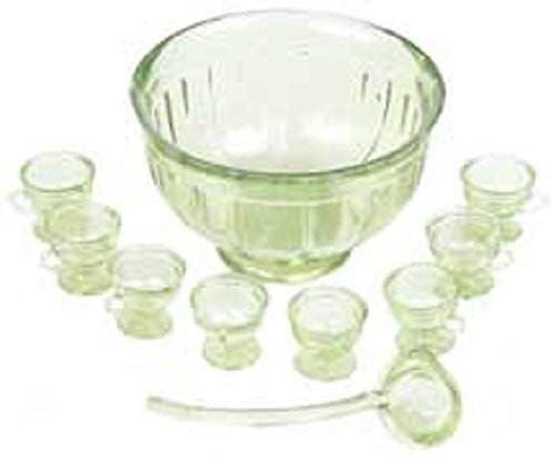 Dollhouse Miniature Chrysnbon Punch Set in Green
