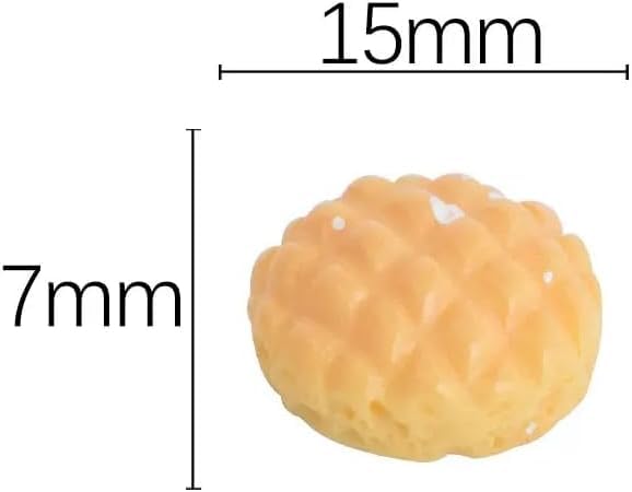 6Pcs Artificial Bread Set, Realistic Food Display Props, Miniature Bread Dollhouse Decoration Accessories, DIY Micro Landscaping Decor Kitchen Home