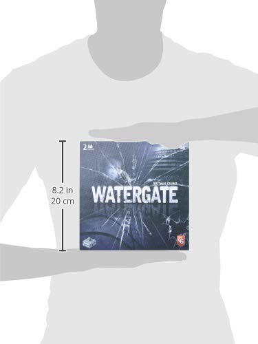 Capstone Games Watergate - 2 Player Strategy Board Game for Adults, Historical Tabletop Game, 30-60 Min Playtime, Ages 12+, Competitive and Tactical