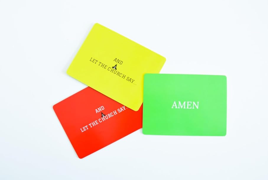 and Let The Church Say Game - Christian Card Game for Families, Church Groups, Young Adult Ministries & Game Night - Faith-Based Conversation Starter