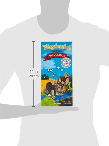 Strategy Board Game Extension for Kids, Teens and Family, Tabletop Game Nights, Ages 8 & Up, 2 to 5 Players, Kingdomino Age of Giants Expansion by