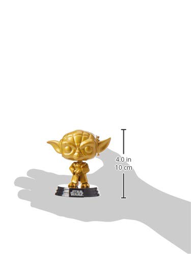 Funko Star Wars POP 4 Inch Vinyl Figure | Metallic Gold Yoda