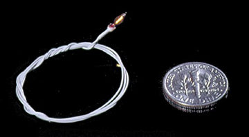 Cir-Kit Concepts Dollhouse Miniature Micro-Flame Bulbs w/12 White Wires (40 ma)