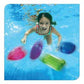 JA-RU Dive Fun Crystal Gems Diving Toys (1 Pack 4 Gems) Beach, Bath, & Pool Toys for Kids, Girls & Boys. Swimming Underwater Diving Activity Water