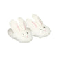 Sophia's Doll Bunny Slipper Shoes with Fluffy Rabbit Ears and Stitched Nose Accessory for 18" Dolls, White