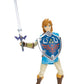 JAKKS Pacific The Legend of Zelda Link Action Figure with Master Sword & Hylian Shield 4 Inch Collectible Toy