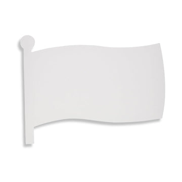 Roylco Flag Designer - 24 Pre-Cut Blank Cardstock Flags | Paint, Markers & Collage | History, Classroom & Team Activities | Ages 4+