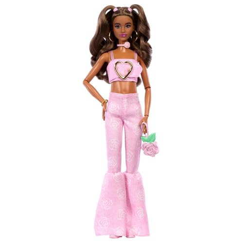 Barbie Deluxe Style Doll #12 in Pink Denim Crop Top
