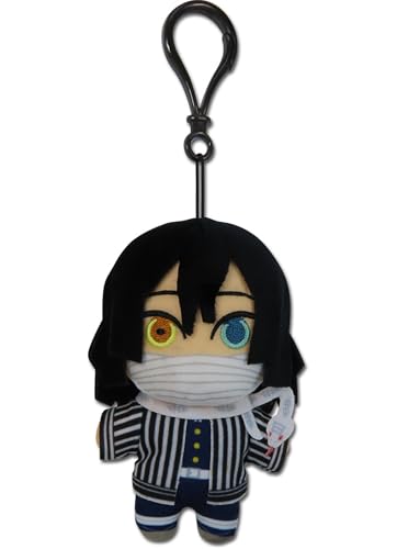 Great Eastern Entertainment Demon Slayer - Obanai Iguro Mini Plush w/Spring Hook 4.5" H