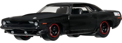 Hot Wheels Toy Car, Premium Fast & Furious 1:64 Scale Die-Cast 1970 Plymouth AAR Cuda for Collectors Inspired by Fast Movie Franchise